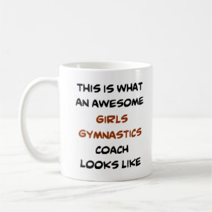 gymnastiekmeisjes coach, geweldige koffiemok