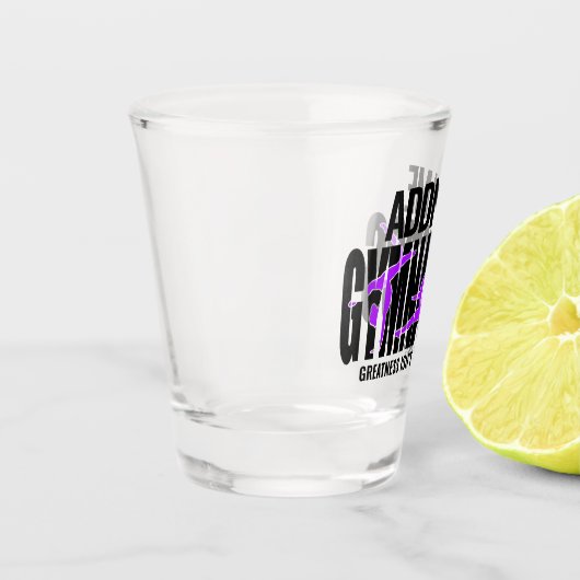 GymnastiekNAAM Acrobat Team Handspring Gymnast Shot Glas (Links)