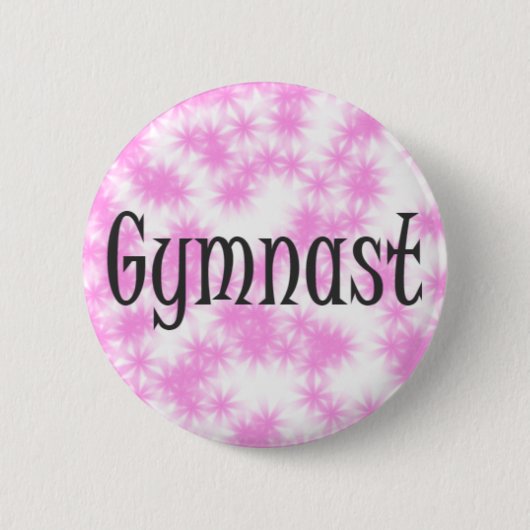 gymnastiekpin ronde button 5,7 cm (Voorkant)