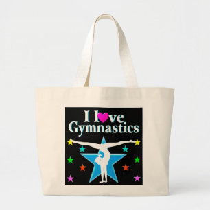GYMNASTIEKPRINSES GROTE TOTE BAG