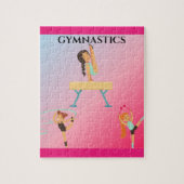 Gymnastiekpuzzel voor meisjes. legpuzzel (Verticaal)