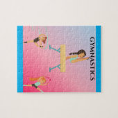 Gymnastiekpuzzel voor meisjes. legpuzzel (Horizontaal)