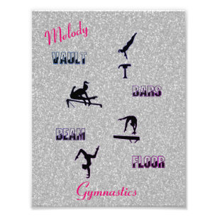 Gymnastiekvault, bars, Beam, Floor Custom Puzzle Foto Afdruk