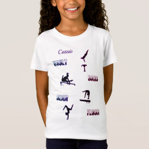 Gymnastiekvault, bars, Beam, Floor T-shirt