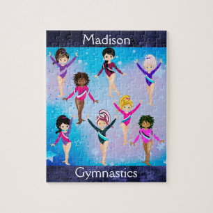 Gymnastiekvrienden: deze gymnast ziet er uit als o legpuzzel