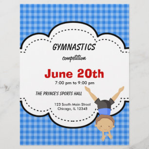 Gymnastiekwedstrijd Flyer