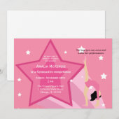 Gymnastiekwedstrijd Kaart (Voorkant / Achterkant)