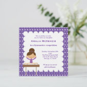 Gymnastiekwedstrijd Kaart (Staand voorkant)