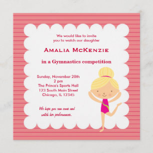 Gymnastiekwedstrijd Kaart