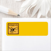 GYMNASTIQUE 1 Étiquette de adresse (En situation)