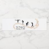 Gymnastique à portée de main pour le Étiquette de  (Étiquettes simples)