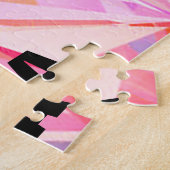 Gymnastique brisée Puzzle Abstrait avec nom (Côté)