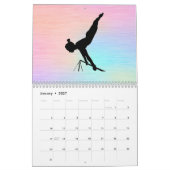 Gymnastique Calendrier Pastel Stripes (Jan 2027)