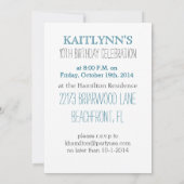 Gymnastique Chevron Heart Invitation de soirée per (Dos)