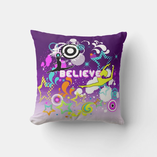 Gymnastique, danse, coussin de conception (Recto)