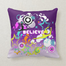 Gymnastique, danse, coussin de conception