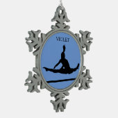 GYMNASTIQUE DE L'EAU DE NEIGE ORNEMENT DU FLAKE. (Gauche)