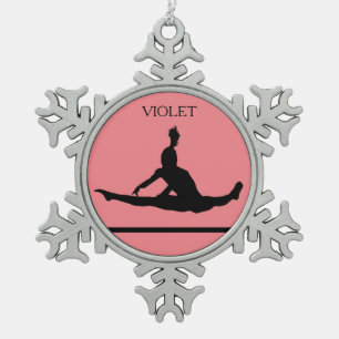 GYMNASTIQUE DE L'EAU DE NEIGE ORNEMENT DU FLAKE.