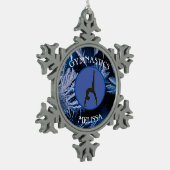 Gymnastique Flocon de neige Ornement encadré (Gauche)