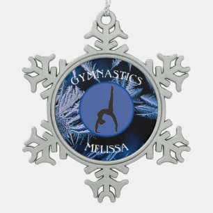 Gymnastique Flocon de neige Ornement encadré