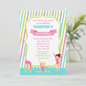 Gymnastique Gymnastique Anniversaire Invitations (Debout devant)