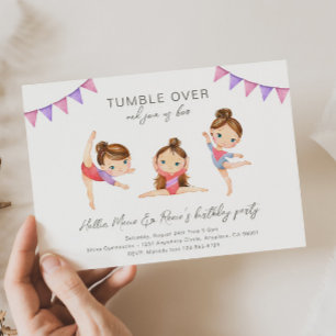 Gymnastique interarmées Invitation d'anniversaire