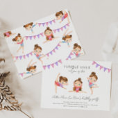 Gymnastique interarmées Invitation d'anniversaire