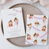 Gymnastique interarmées Invitation d'anniversaire