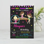 Gymnastique invitation anniversaire Danse invitati (Debout devant)