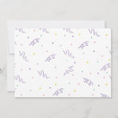 Gymnastique Invitation d'anniversaire avec Pinwhee (Dos)