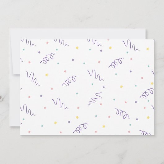 Gymnastique Invitation d'anniversaire avec Pinwhee (Dos)