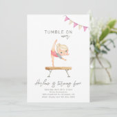 Gymnastique Invitation d'anniversaire | Gymnastiqu (Debout devant)