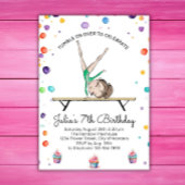 Gymnastique Invitation d'anniversaire | Gymnastiqu