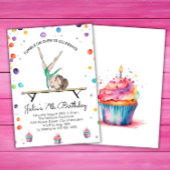 Gymnastique Invitation d'anniversaire | Gymnastiqu