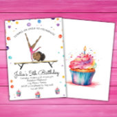 Gymnastique Invitation d'anniversaire | Gymnastiqu