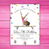 Gymnastique Invitation d'anniversaire | Gymnastiqu