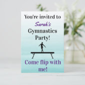 Gymnastique Invitation d'anniversaire | Gymnastiqu (Debout devant)