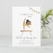 Gymnastique Invitation d'anniversaire | Gymnastiqu (Debout devant)