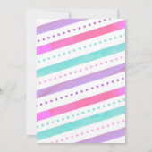 Gymnastique Invitation de fête d'anniversaire pour (Dos)