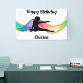 Gymnastique "Joyeux Anniversaire" Banderole coloré (Salon professionnel)