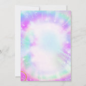 Gymnastique Jump Anniversaire Fête Invitation (Dos)