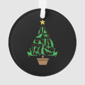 Gymnastique masculine Arbre de Noël (dos)