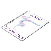 Gymnastique Mot Art Carnet Spiral (Côté gauche)