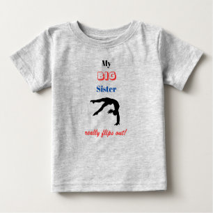 Gymnastique "My Big Sister" Flips T-Shirt