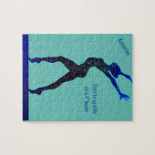 Gymnastique née à l'étincelle sur le Puzzle de pou (Horizontal)