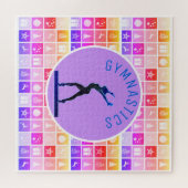 Gymnastique Noël Thème Rainbow Puzzle (Horizontal)