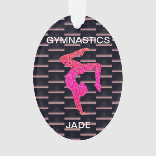 Gymnastique ornement acrylique personnalisé.