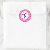 Gymnastique Parti Favoriser Sticker pour une fille (Sac)