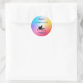 Gymnastique Partie Rainbow Stars Stickers (Sac)