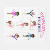 Gymnastique personnalisée 7 gymnaste couverture en (Devant (Horizontal))